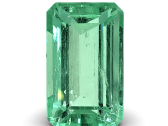 Colombian Emerald - G17747966 - Certified, Natural, 2.85 Carat, Emerald Cut, VS1 Clarity Bright green Colombian emerald cut gemstone with high clarity and brilliance.